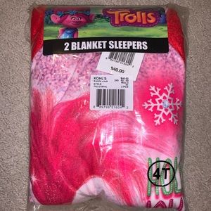 NWT 4T Trolls Pajamas 2Pck